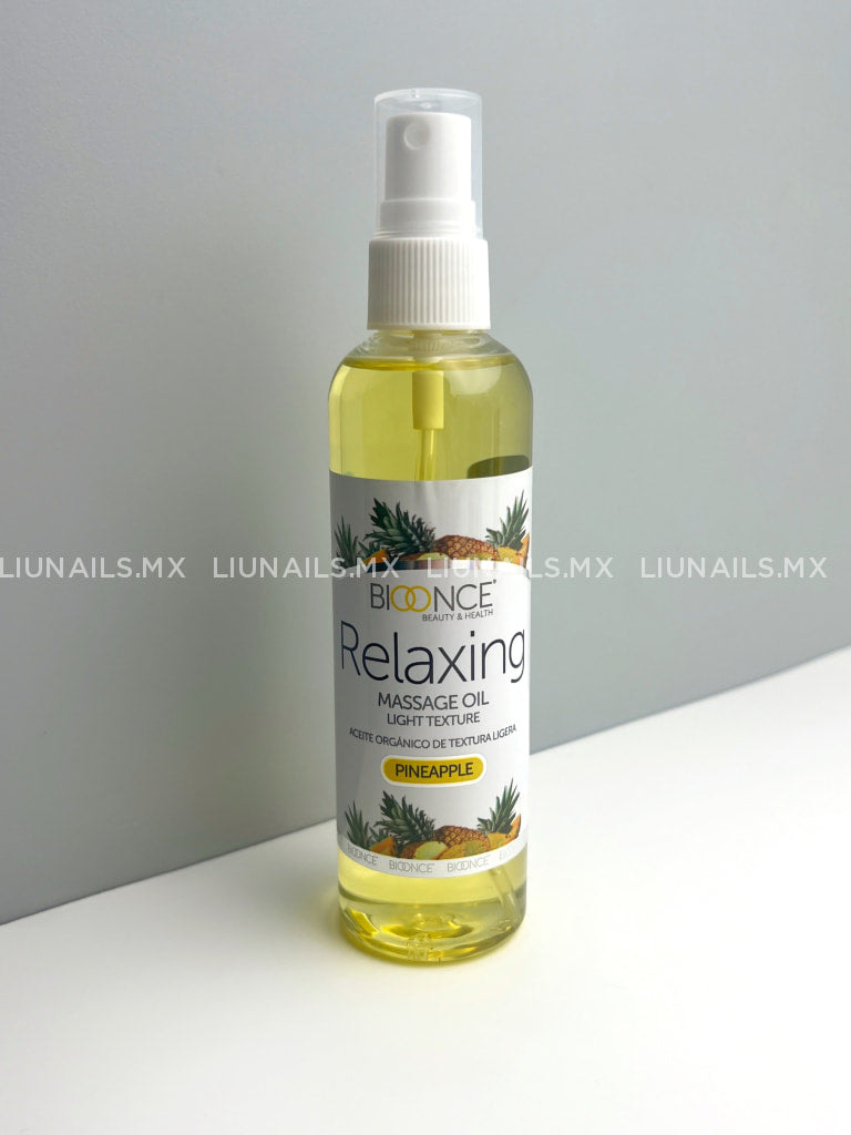 Relaxing Massage Oil Pineapple Bioonce Aceite Cutícula