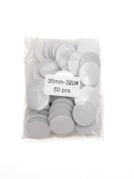 Repuestos Sponge Para Pododisco 35 Mm Grosor 320 50 Piezas Nailtech Repuesto Pododiscos