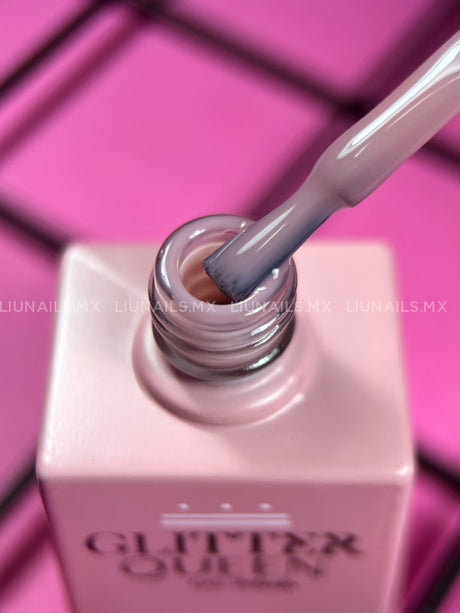 Rubber Base Pinkish Nude Glitter Queen Bases