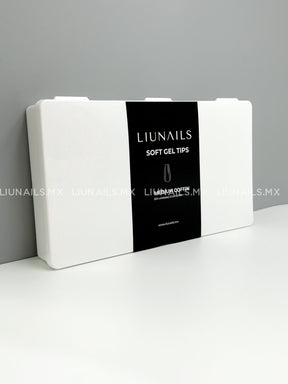 Soft Gel Tips Medium Coffin Liunails Moldes
