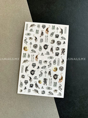 Stickers R001 Liunails