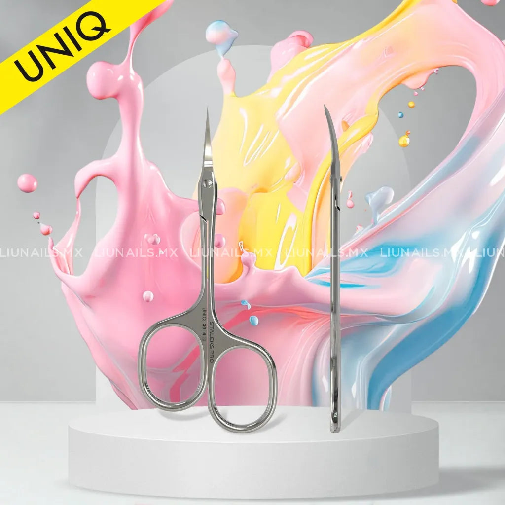 Tijera profesional para cuticula asymmetric uniq 30 type 4 STALEKS PRO