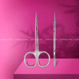 Tijera profesional para cuticula con gancho para zurdos expert 13 type 3 STALEKS PRO - Tijeras para cutícula