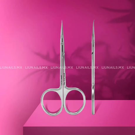 Tijera profesional para cuticula con gancho para zurdos expert 13 type 3 STALEKS PRO - Tijeras para cutícula