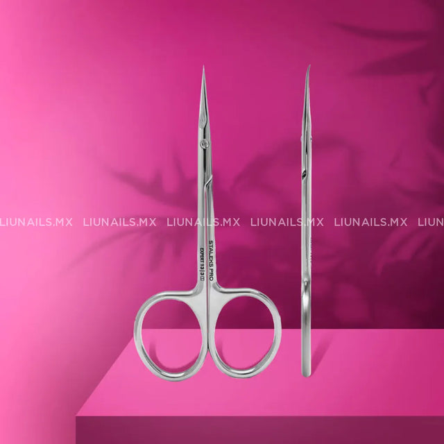 Tijera profesional para cuticula con gancho para zurdos expert 13 type 3 STALEKS PRO - Tijeras para cutícula