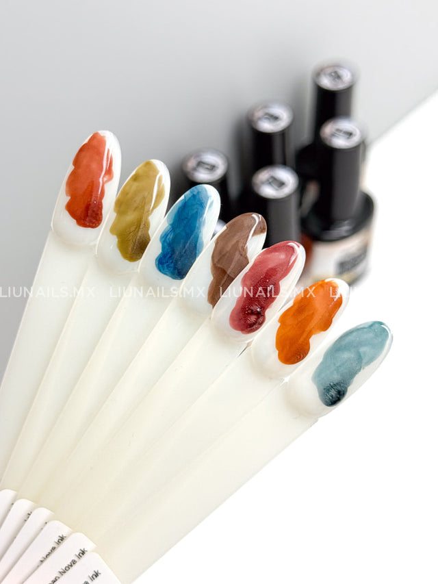 Tintas Korean Nova Ink 7 piezas SIP NAILS Decoraciones