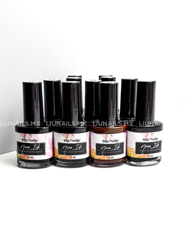 Tintas Nova Ink 11 piezas SIPNAILS Decoraciones